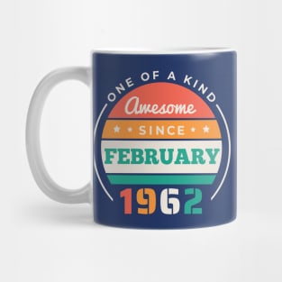 Retro Awesome Since February 1982 Birthday Vintage Bday 1982 Mug